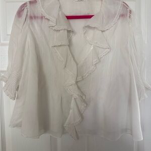 Doen Henri Blouse in Salt, M